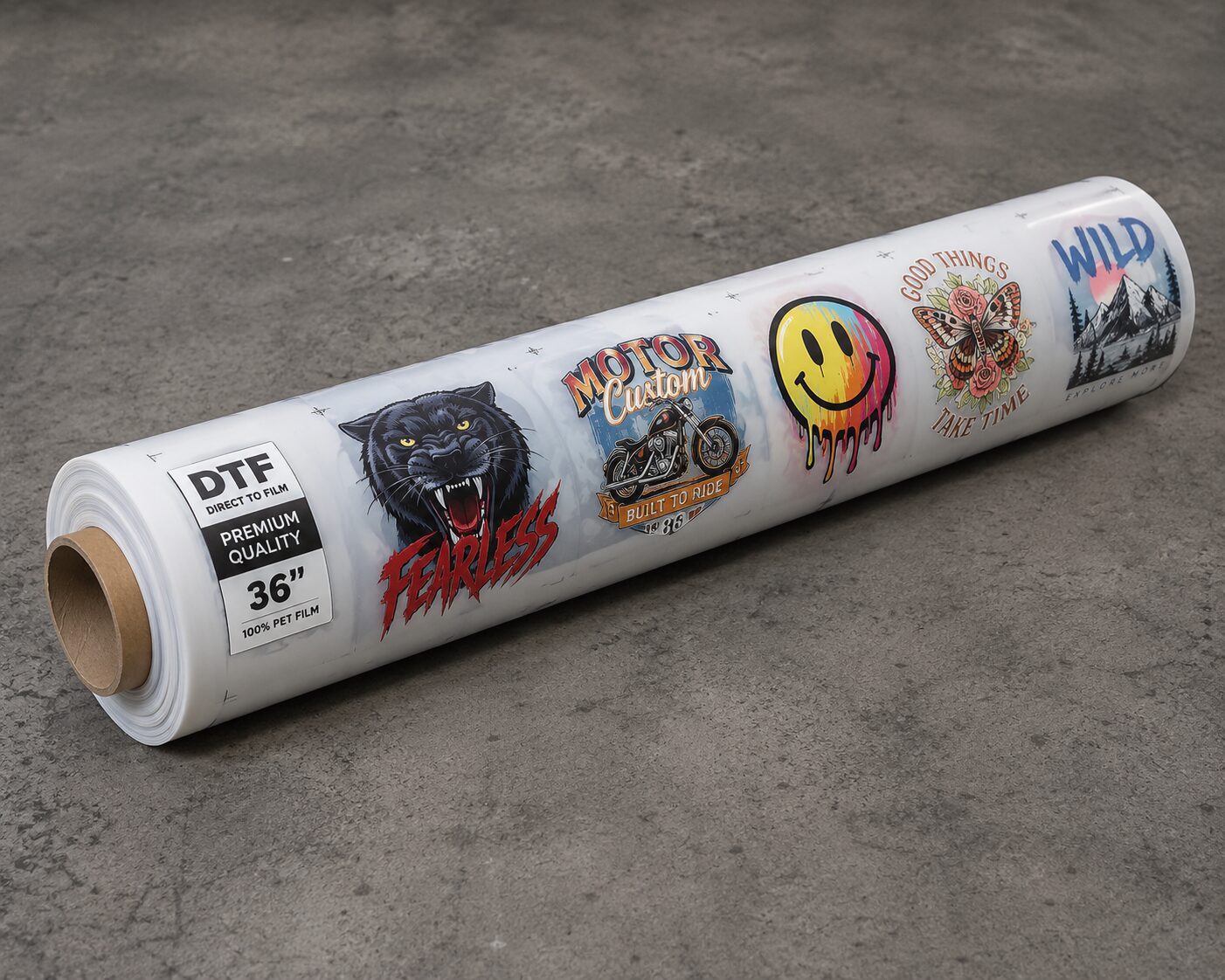 34” Wide DTF Rolling Gang Sheet